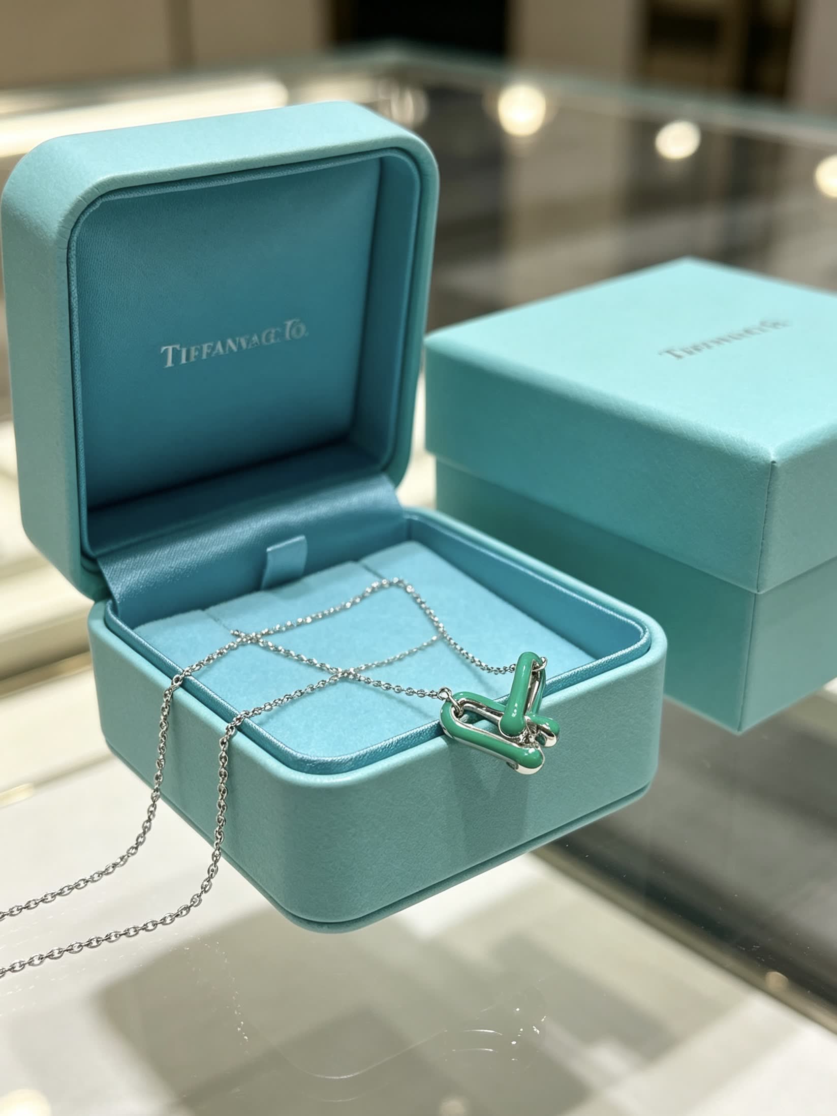 Tiffany & Co. Return to Tiffany Sterling Silver Heart Tag Necklace